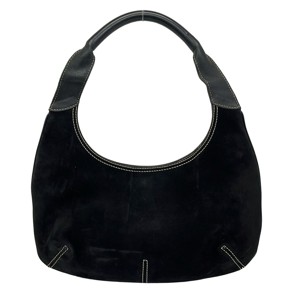 Salvatore Ferragamo Shoulder Bag Suede Leather - Picture 3 of 9
